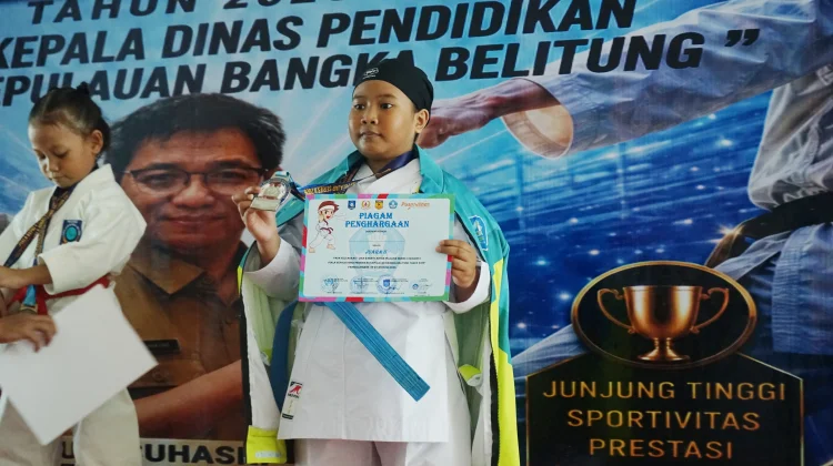 Pelaksanaan Liga Karate Antar Pelajar Series 2 Season 2 di GOR Sahabudin