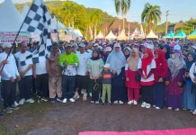 Ribuan Peserta Ikuti Jalan Sehat Peringatan Hari Jadi ke-260 Sungailiat