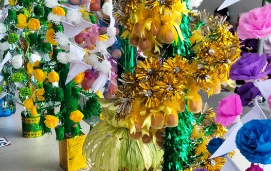 Warna-warni Telur Hias Perayaan 260 Tahun Sungailiat