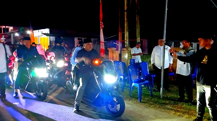 Pawai Takbir di Kecamatan Tabukan Utara dilepas dan pimpin oleh Wakil Bupati