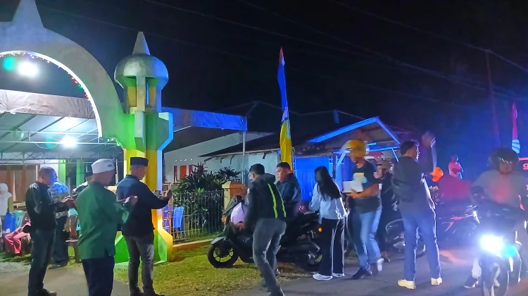 Pawai Takbir di Kecamatan Tabukan Utara dilepas dan pimpin oleh Wakil Bupati
