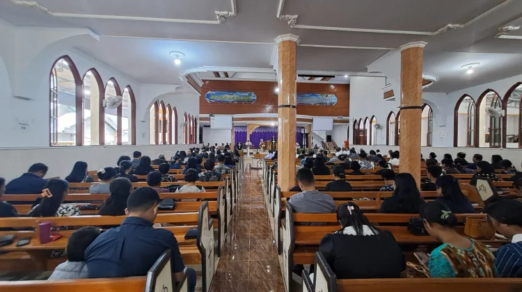 Peringatan Jumat Agung, Jemaat Kendagu Ruata Gelar Ibadah dan Perjamuan