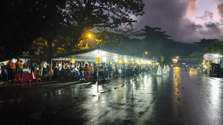 Ibadah Paskah GMIST Imanuel Tahuna di Alam Terbuka