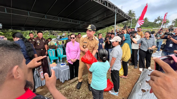 Kejati Sulut Tanam Cabai di Lenganeng, Komitmen Jaga Ketahanan Pangan Daerah