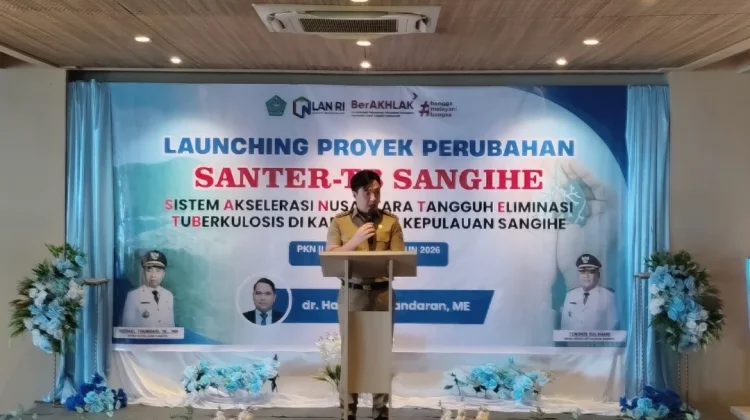 Bupati Sangihe Resmi Melaunching Proyek Perubahan Senter TB