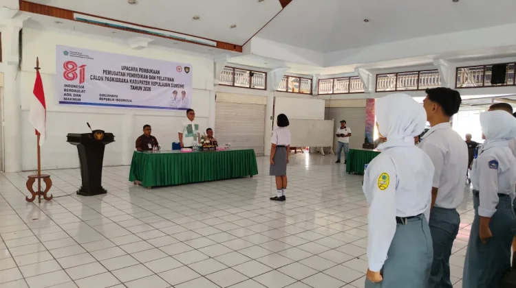 Pemda Sangihe Gelar Upacara Pendidikan Pelatihan Calon Paskibraka 2026