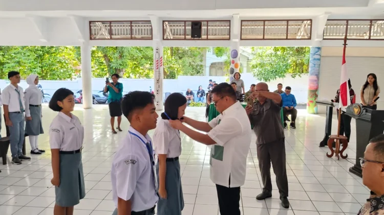 Pemda Sangihe Gelar Upacara Pendidikan Pelatihan Calon Paskibraka 2026