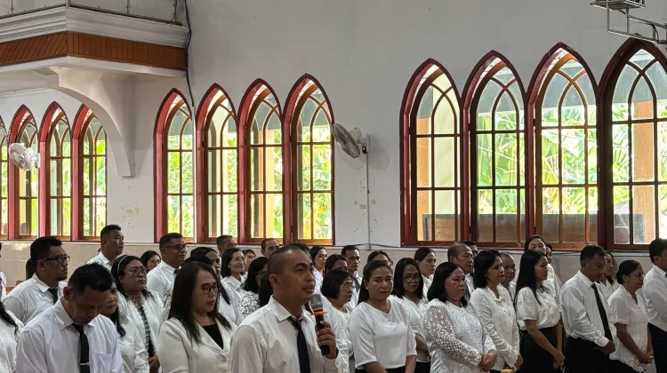 BPMJ Kendagu Ruata Tahuna Lantik dan Teguhkan Pelayan Khusus 2026-2031