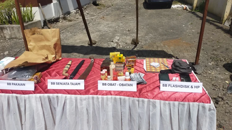 Kejaksaan Negeri Sangihe Gelar Pemusnahan Barang Bukti Tindak Pidana