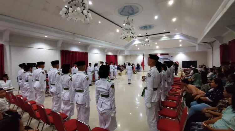 Sebanyak 30 Paskibraka Kabupaten Kepulauan Sangihe Tahun 2026 Resmi Dikukuhkan