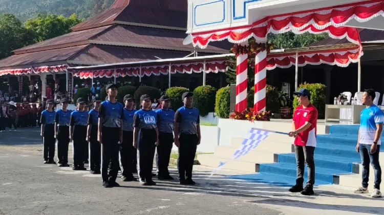 Sebanyak 52 Sekolah Tingkat SD,SMP Ikuti Lomba Gerak Jalan Memeriakan HUT RI ke-80