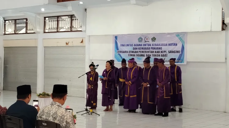 Pemda Sangihe Gelar Doa Lintas Agama Hadapi Kemarau Panjang dan Kebakaran Hutan