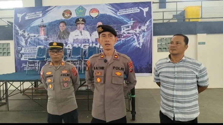 Pam Obvit Polda Sulut Gelar Risk Assessment GOR Membara jelang Taekwondo Bupati Cu