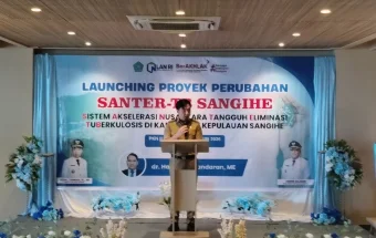 Bupati Sangihe Resmi Melaunching Proyek Perubahan Senter TB