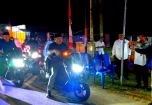 Pawai Takbir di Kecamatan Tabukan Utara dilepas dan pimpin oleh Wakil Bupati