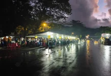 Ibadah Paskah GMIST Imanuel Tahuna di Alam Terbuka