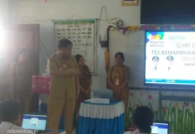 Wakil Bupati Sangihe Buka Pelaksanaan TKA di SDN 2 Tahuna