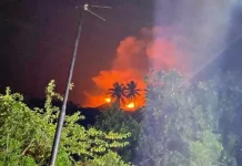Breaking News, Gunung Api Karangetang Siau Meletus