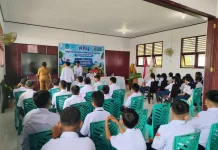 BNN Sangihe Hadir di MPLS SMPN 4, Tanamkan Kesadaran Bahaya Narkoba pada Siswa