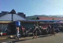 Harga Ikan di Pasar Towo’e Tahuna Naik akibat Cuaca Buruk