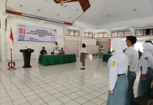Pemda Sangihe Gelar Upacara Pendidikan Pelatihan Calon Paskibraka 2026