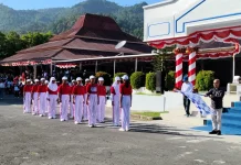 Sebanyak 52 Sekolah Tingkat SD,SMP Ikuti Lomba Gerak Jalan Memeriakan HUT RI ke-80