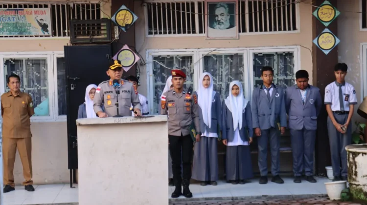 Kapolres Aceh Tengah Ajak Pelajar Tolak Bullying dan Judi Online