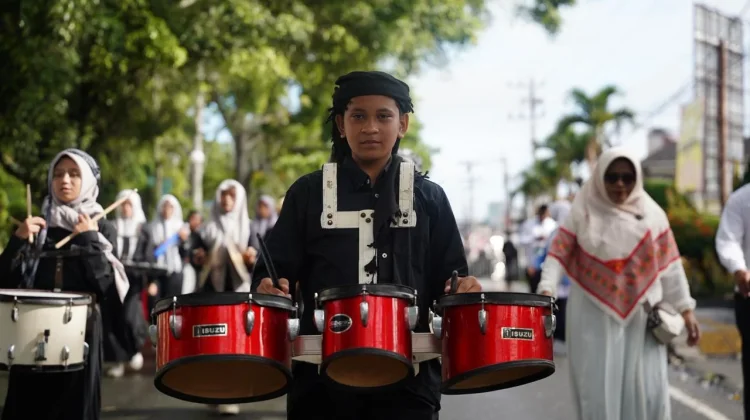 Pawai Syiar Tahun Baru Islam di Takengon
