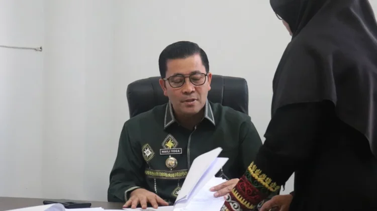Bupati Aceh Tengah Berkantor di RSUD Datu Beru Takengon