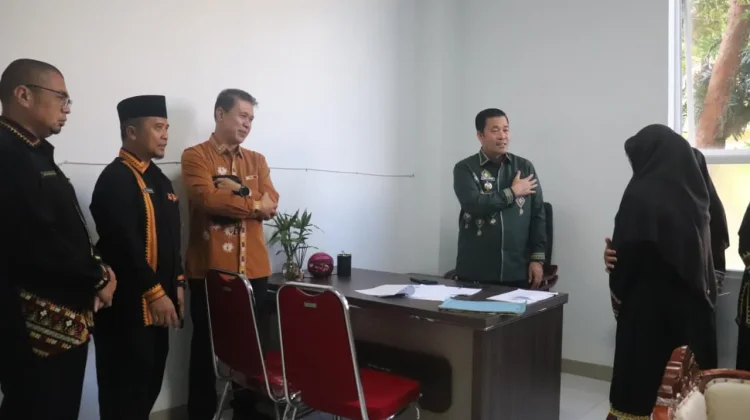 Bupati Aceh Tengah Berkantor di RSUD Datu Beru Takengon