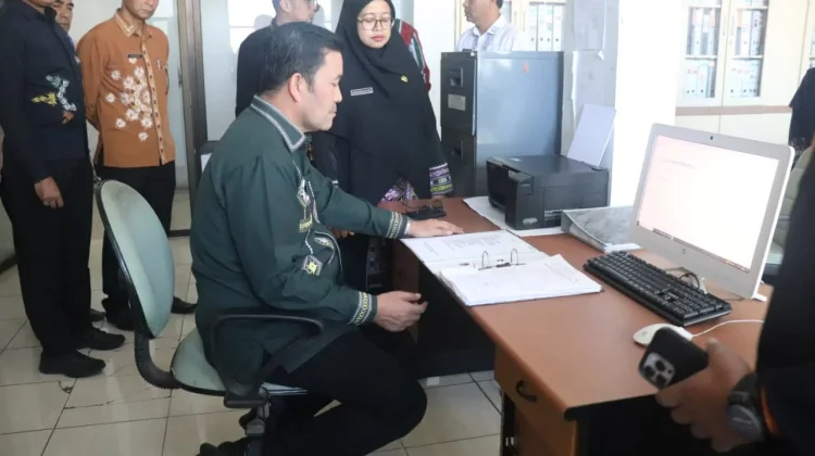 Bupati Aceh Tengah Berkantor di RSUD Datu Beru Takengon