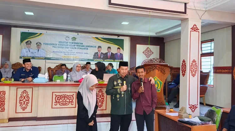 Bupati Aceh Tengah Beri Pengarahan Calon Pengantin di Umah Pesilangan Kemenag