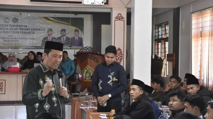 Bupati Aceh Tengah Beri Pengarahan Calon Pengantin di Umah Pesilangan Kemenag