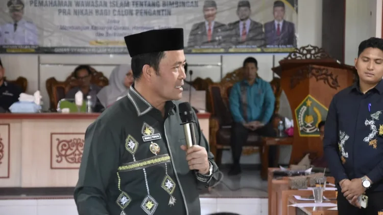 Bupati Aceh Tengah Beri Pengarahan Calon Pengantin di Umah Pesilangan Kemenag