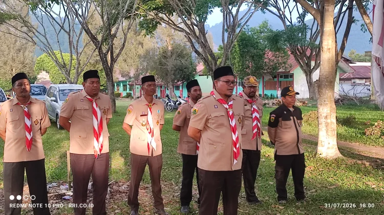 Pramuka Aceh Tengah Gelar Pembekalan Akhir Peserta Jambore Nasional 2026