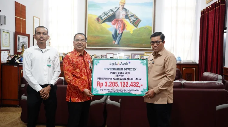 Dividen Bank Aceh Rp3,2 Miliar Tambah PAD Aceh Tengah
