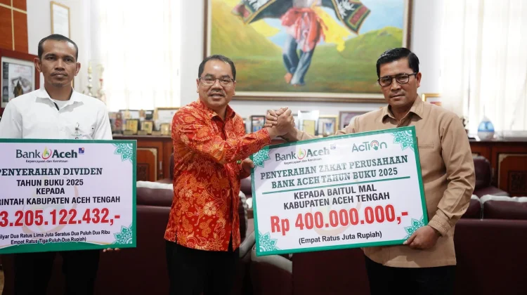 Dividen Bank Aceh Rp3,2 Miliar Tambah PAD Aceh Tengah