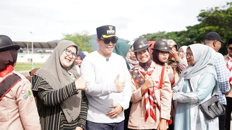 Galeri Foto Pelepasan Kontingen Jamnas Pramuka Aceh Tengah