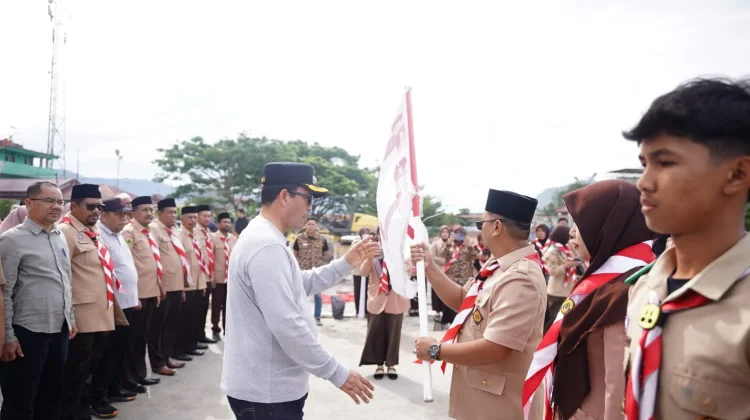 Galeri Foto Pelepasan Kontingen Jamnas Pramuka Aceh Tengah