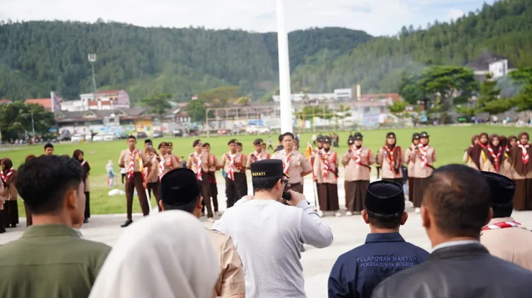 Galeri Foto Pelepasan Kontingen Jamnas Pramuka Aceh Tengah