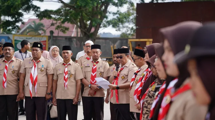 Galeri Foto Pelepasan Kontingen Jamnas Pramuka Aceh Tengah