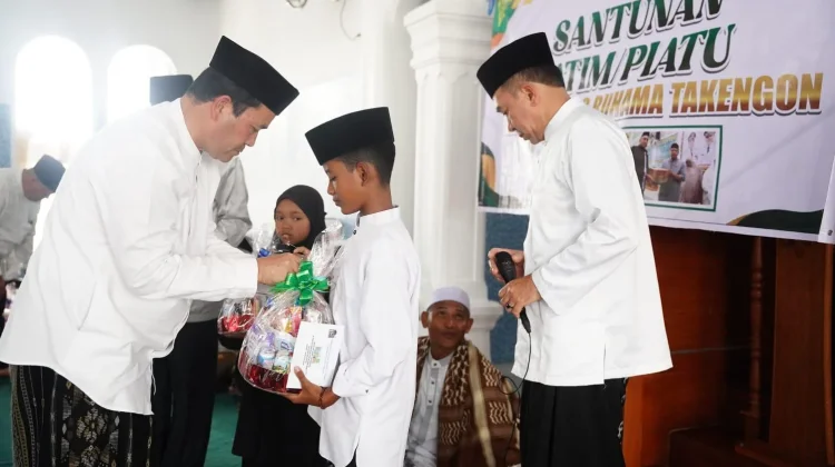 Program Safari Jumat, Kembali Santuni 100 Anak Yatim Kecamatan Ketol Aceh Tengah