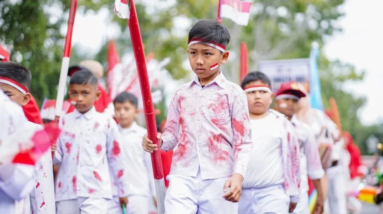 Pawai Budaya Semarakkan HUT Ke-81 RI di Takengon