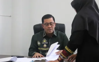 Bupati Aceh Tengah Berkantor di RSUD Datu Beru Takengon