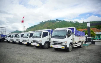 Wakil Bupati Aceh Tengah Serahkan Dump Truck dan Sarpras Pendukung KDMP
