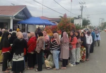 Pasar Murah di Kebayakan Diserbu Warga