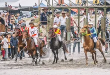 Aksi Para Joki di Pacuan Kuda Tradisional Gayo 2026
