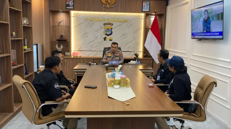 Tingkatkan Kolaborasi, RRI Sambangi Command Center Polres Tarakan