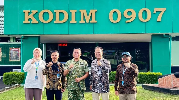 Perkuat Koordinasi, RRI Tarakan Kunjungi Kodim 0907