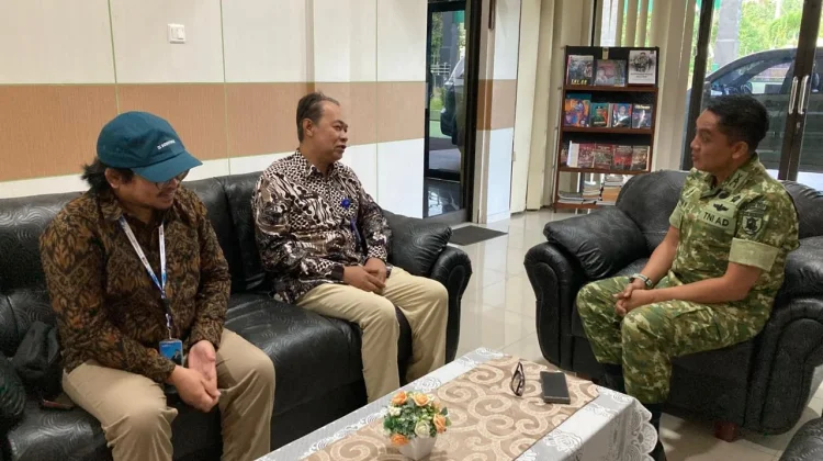 Perkuat Koordinasi, RRI Tarakan Kunjungi Kodim 0907
